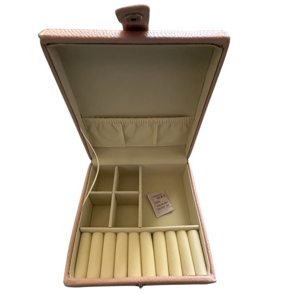 Taylor Madison Designs Pink Jewelry Box with Cream Interior
